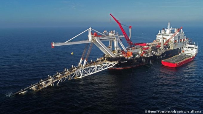 Đường ông Nord Stream 2. Ảnh: DPA