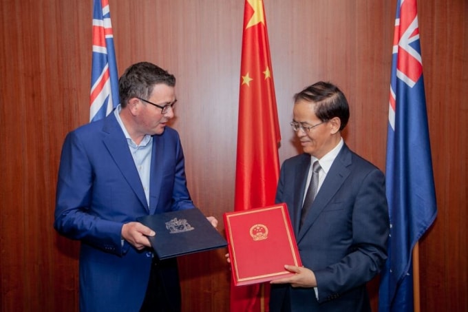 Trung Quốc đình chỉ hiệp định kinh tế với Australia - Ảnh: SCMP