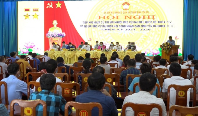 Hội nghị tiếp xúc cử tri buổi chiều ngày 06/5/2021