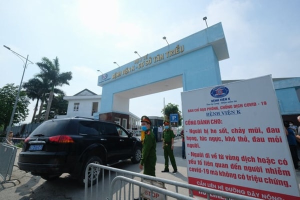 Bệnh viện K Tân Triều đã thực hiện cách ly y tế từ ngày 7/5