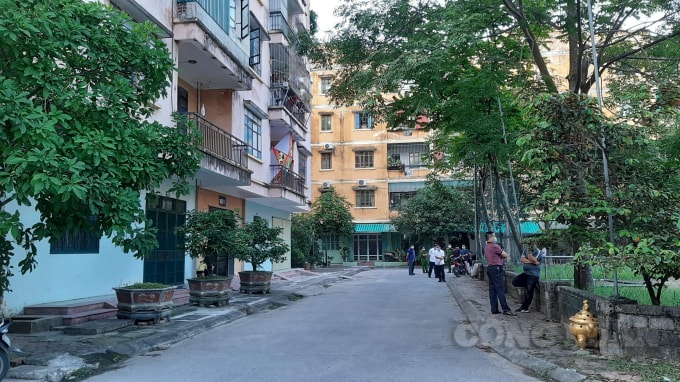 Bệnh nhân N.B.T ngụ tại chung cư Đông Phát, P. Đông Vệ, TP. Thanh Hóa nhưng về quê ở Nga Sơn trong ngày 29/4. Ảnh: Huy Hoàng