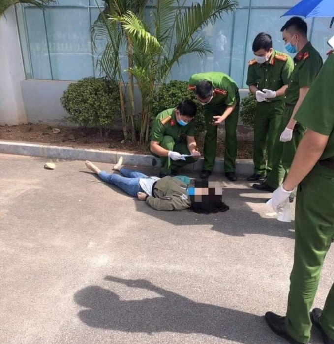 Hiện trường vụ việc.