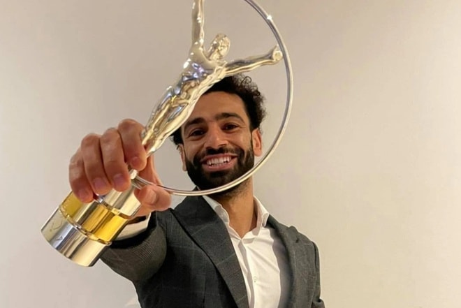 Salah khoe danh hiệu mới trên trang cá nhân. Ảnh: Mohamed Salah