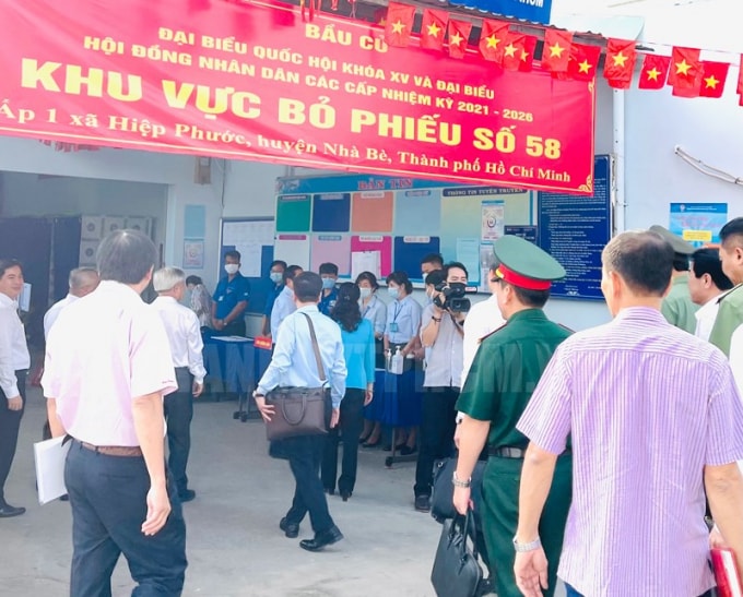 Khu vực bỏ phiếu phải đảm đảm quy định về phòng chống dịch Covid-19.