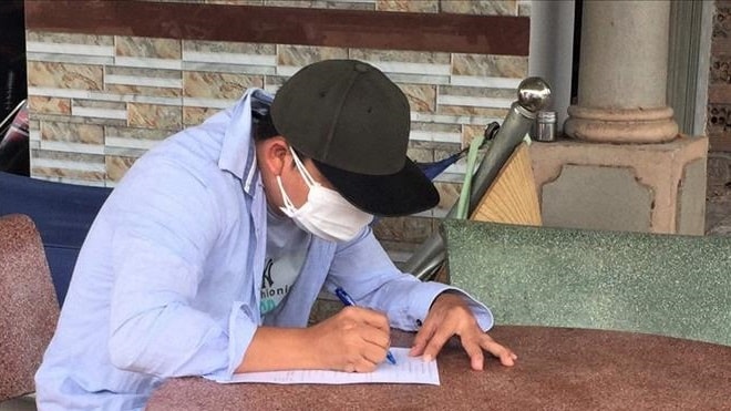Không chấp hành các biện pháp cách ly, Võ Nhật Trường (F2) bị xử phạt 10 triệu đồng.