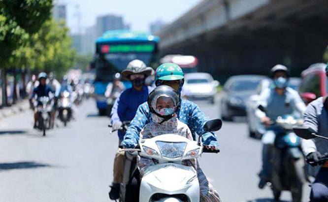 Miền Bắc và Bắc Trung Bộ đón đợt nắng nóng diện rộng, kéo dài đầu tiên trong mùa hè năm nay. Ảnh minh họa.