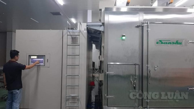 Máy xử lý nhiệt cho trái cây.