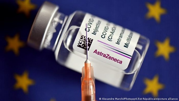 Vắc xin của AstraZeneca. Ảnh: DPA