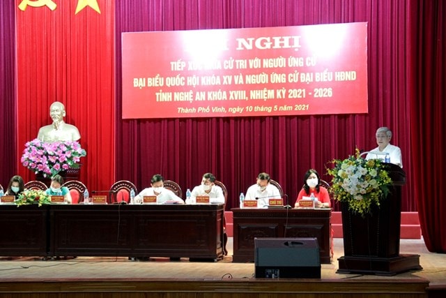 Các ứng viên tham dự Hội nghị.