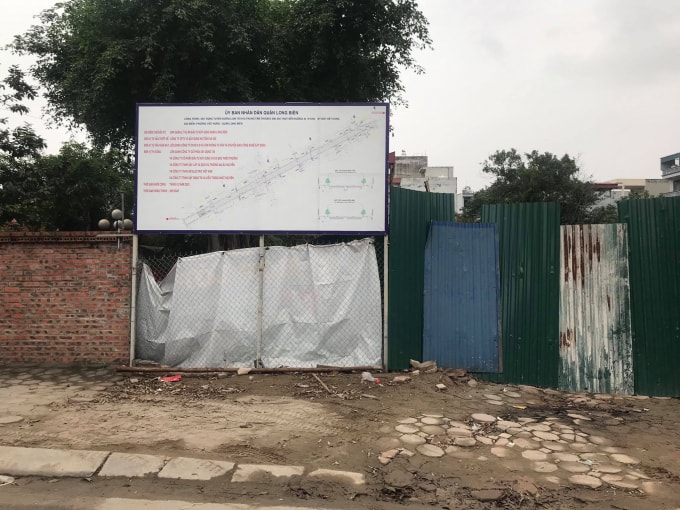 Phương án bồi thường tại Dự án tuyến đường 25m từ khu Trung tâm thương mại Gia Thụy đến đường 40m khu đô thị mới Việt Hưng đang gây khó cho các hộ dân.