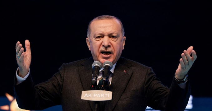 Erdogan đề nghị lực lượng bảo vệ quốc tế để che chắn cho người Palestine nên được thành lập - Ảnh: Umit Bektas / Reuters