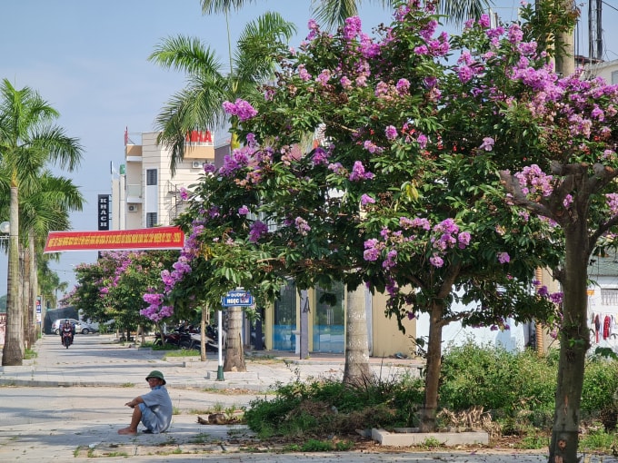 Giữa cơn nắng nóng của mùa hè oi bức, nhiều người tranh thủ nghỉ chân.