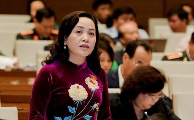 Bà Nguyễn Thị Thanh, Ủy viên Trung ương Đảng, Trưởng Ban Công tác đại biểu, Phó Trưởng Tiểu ban Thường trực Tiểu ban Nhân sự của Hội đồng Bầu cử Quốc gia.