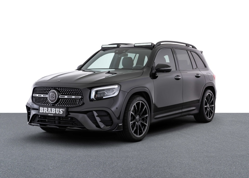 Mercedes-Benz GLB sở hữu gói độ Brabus. Ảnh: Carscoops