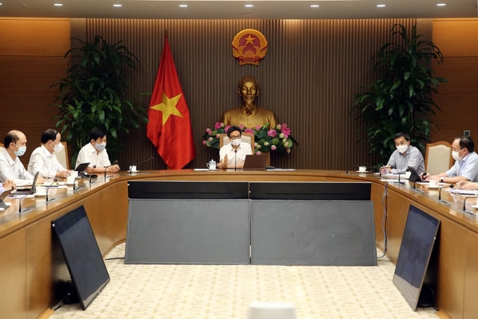 Quang cảnh cuộc họp.