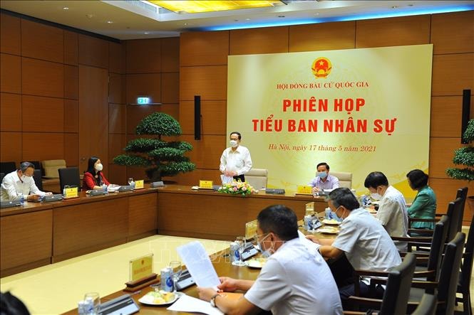 Phó Chủ tịch Thường trực Quốc hội Trần Thanh Mẫn chủ trì cuộc họp. Ảnh: TTXVN