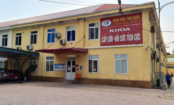 Bệnh viện Ung bướu Nghệ An thực hiện phong tỏa Khoa Hồi sức Cấp cứu trong vòng 14 ngày sau khi trường hợp bệnh nhân L.Q.T (F1) tử vong.