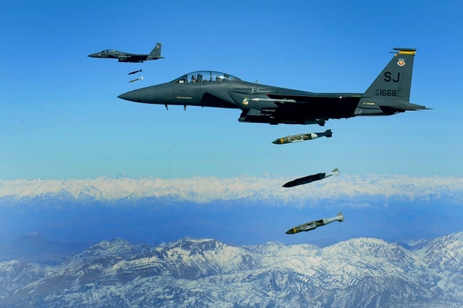 Phần lớn lô vũ khí trong hợp đồng Mỹ bán cho Israel là bom thông minh GBU-31 JDAM. Ảnh: Military.