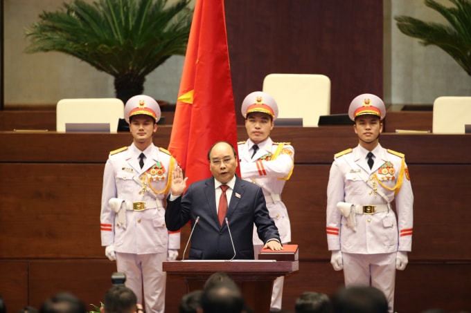 Lễ tuyên thệ nhậm chức Chủ tịch nước của ông Nguyễn Xuân Phúc.