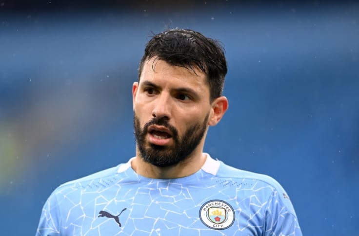 Tiền đạo Sergio Aguero dính chấn thương. Ảnh: internet