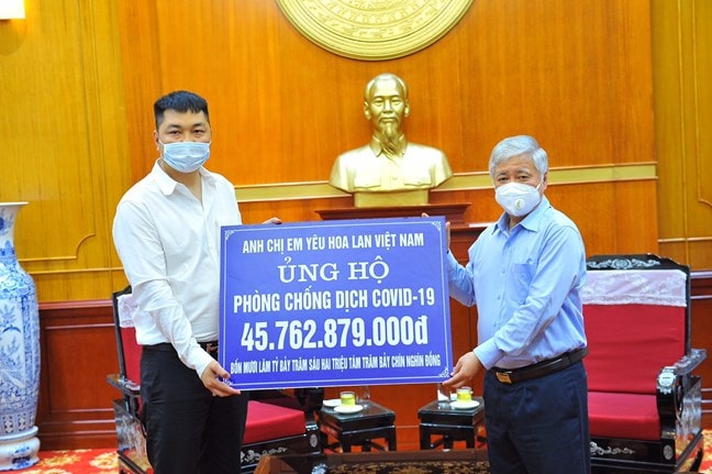 Hội yêu lan ủng hộ 46,7 tỷ đồng. (Ảnh: Minh Đức)