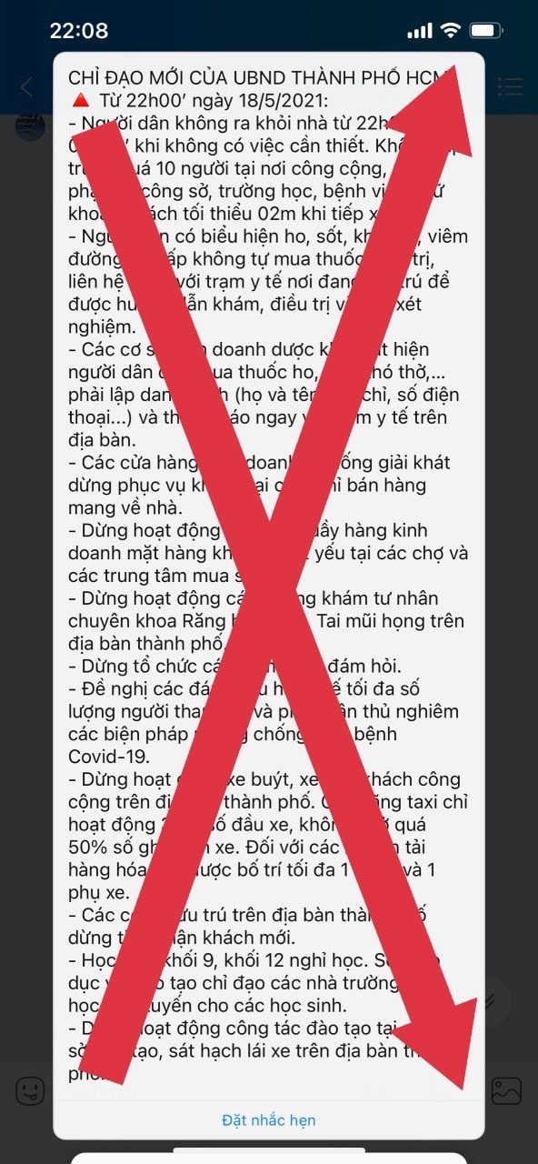 Thông tin giả lan truyền trên mạng xã hội.