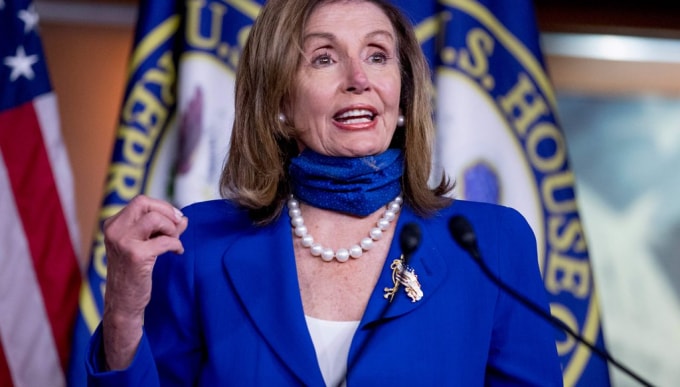 Chủ tịch Hạ viện Mỹ Nancy Pelosi kêu gọi tẩy chay Thế vận hội mùa đông 2022 - Ảnh: Reuters