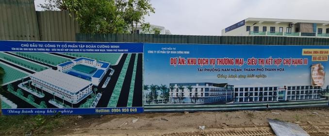 Dự án Khu dịch vụ thương mại – Siêu thị kết hợp chợ hạng III tại phường Nam Ngạn, TP.Thanh Hóa được Chấp thuận chủ trương tại Công văn số 1168/QĐ-UBND do UBND tỉnh Thanh Hóa ký ngày 17/4/2017. Ảnh: Minh Anh