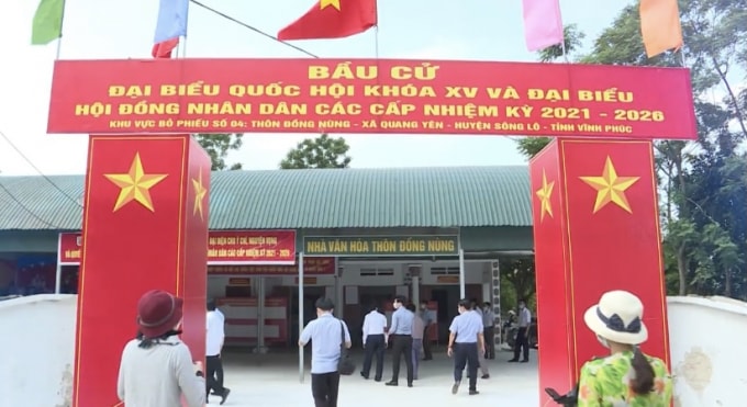 Điểm bầu cử số 4 đã sẵn sàng.