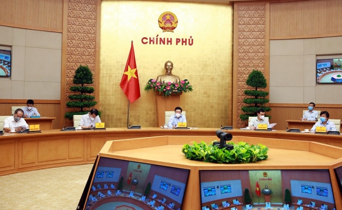 Phó Thủ tướng Phạm Bình Minh chủ trì cuộc họp.