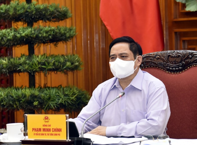 Thủ tướng Chính phủ Phạm Minh Chính chủ trì cuộc họp.