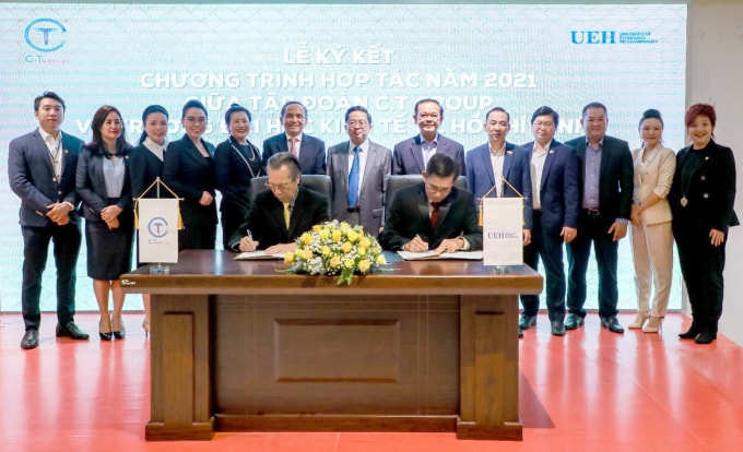 Lễ hợp tác chiến lược giữa Tập đoàn C.T Group và Trường ĐH Kinh Tế TP. HCM