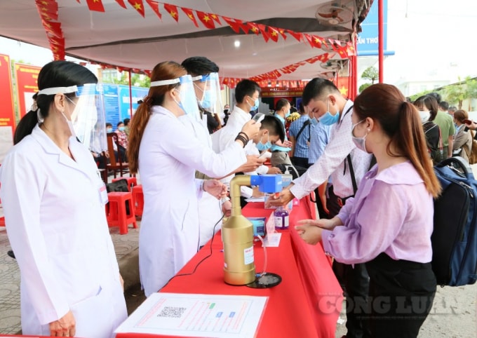 Các tổ bầu cử thực hiện nghiêm các biện pháp phòng chống Covid-19