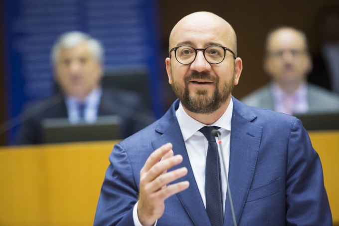 Charles Michel, chủ tịch Hội đồng Châu Âu của EU - Ảnh: Reuters
