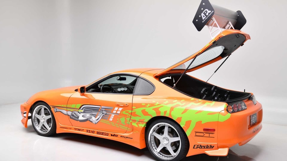 Toyota Supra 1994 trong phim Fast & Furious. Ảnh: Barrett-Jackson