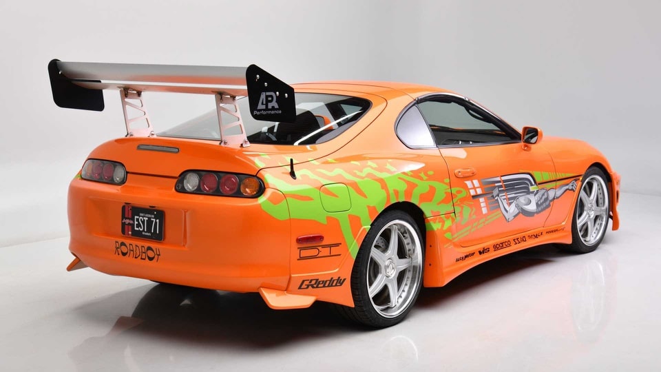 Toyota Supra 1994 trong phim Fast & Furious. Ảnh: Barrett-Jackson