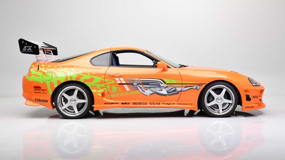 Toyota Supra 1994 trong phim Fast & Furious. Ảnh: Barrett-Jackson