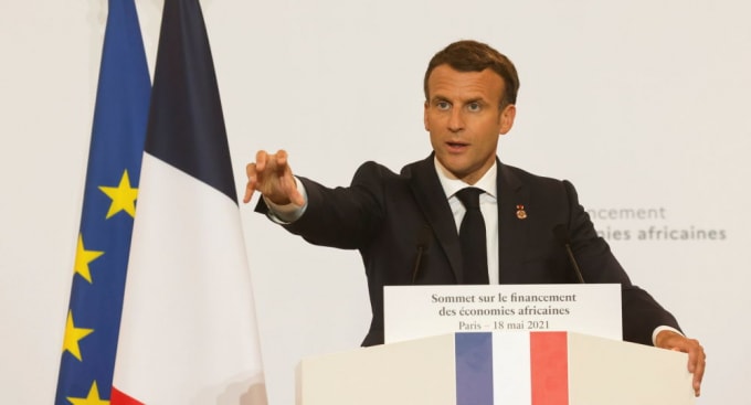 Tổng thống Pháp Emmanuel Macron - Ảnh: AFP