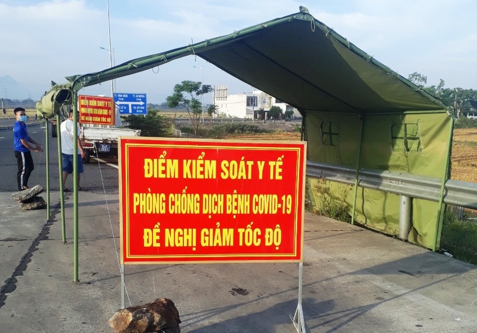Tỉnh Khánh Hòa thành lập 5 trạm kiểm soát để phòng chống dịch Covid-19. Ảnh: minh họa