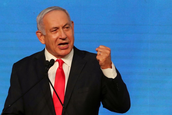 Thủ tướng Benjamin Netanyahu đối mặt mất chức khi không thành lập được chính phủ - Ảnh: Reuters