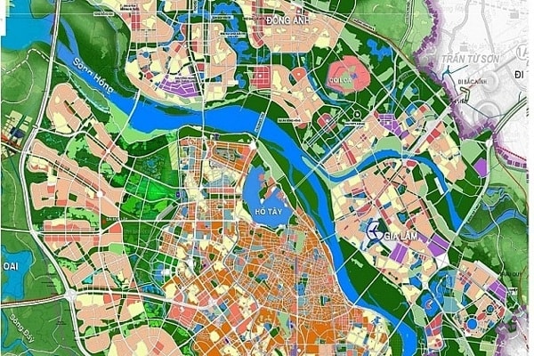 Quy hoạch chung xây dựng Thủ đô Hà Nội được phê duyệt năm 2011