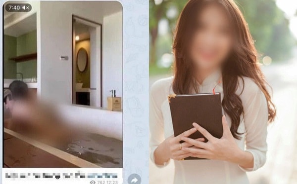 Clip nóng và hình ảnh của nữ diễn viên được phát tán trên mạng xã hội