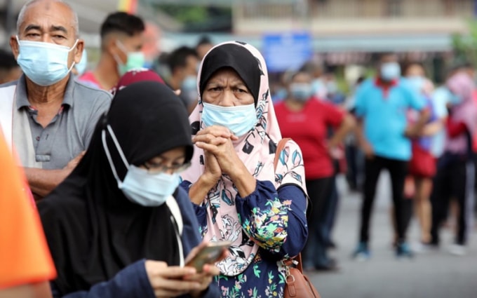 Phong tỏa toàn quốc, dịch Covid-19 ở Malaysia vẫn bùng phát mạnh. Ảnh minh họa