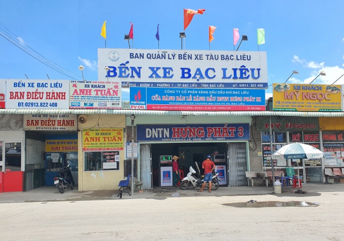 Bạc Liêu cho tạm dừng hoạt động vận tải hành khách liên tỉnh. (Ảnh: Minh Luân)