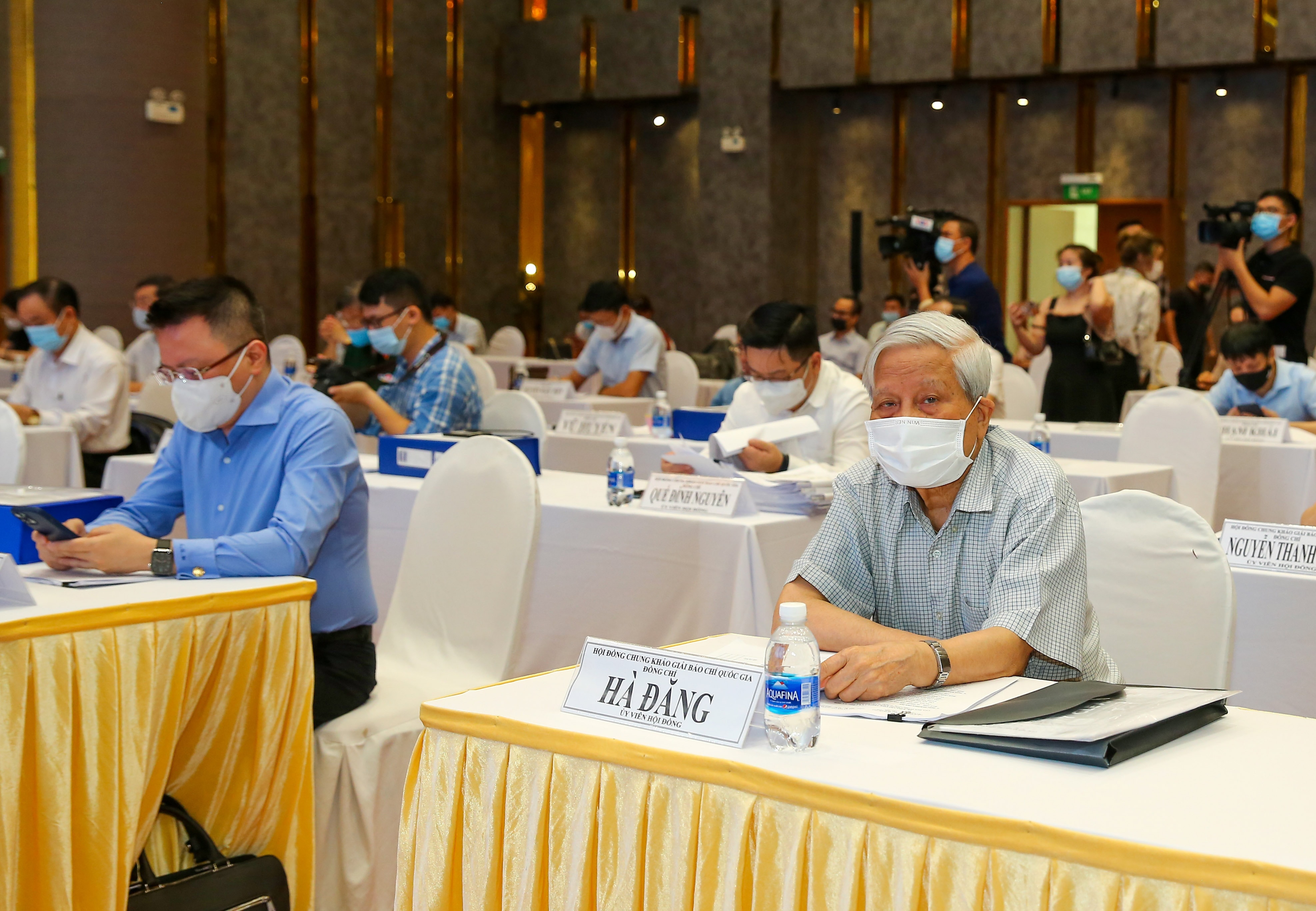 Các đại biểu tham dự Hội đồng chung khảo Giải báo chí quốc gia. Ảnh: Sơn Hải