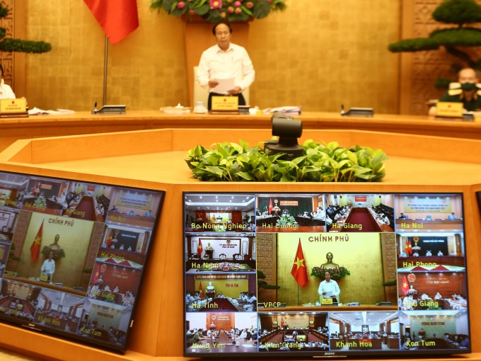 Toàn cảnh Hội nghị trực tuyến.