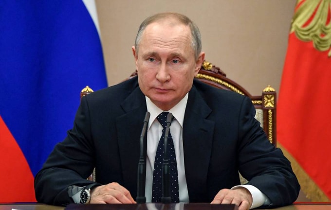 Tổng thống Nga Vladimir Putin phản đối yếu tố bên ngoài trong tranh chấp biên giới giữa Ấn Độ và Trung Quốc - Ảnh: AFP