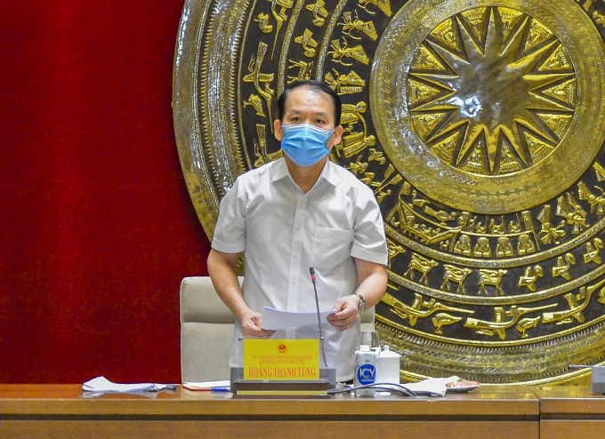 Chủ nhiệm Uỷ ban Pháp luật Hoàng Thanh Tùng.