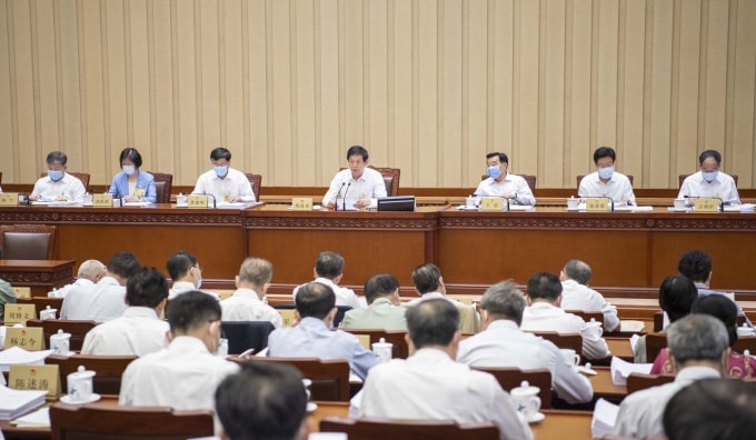 Ủy ban Thường vụ Đại hội Đại biểu Nhân dân Toàn quốc đang họp kéo dài 4 ngày tại Bắc Kinh. Ảnh: Xinhua