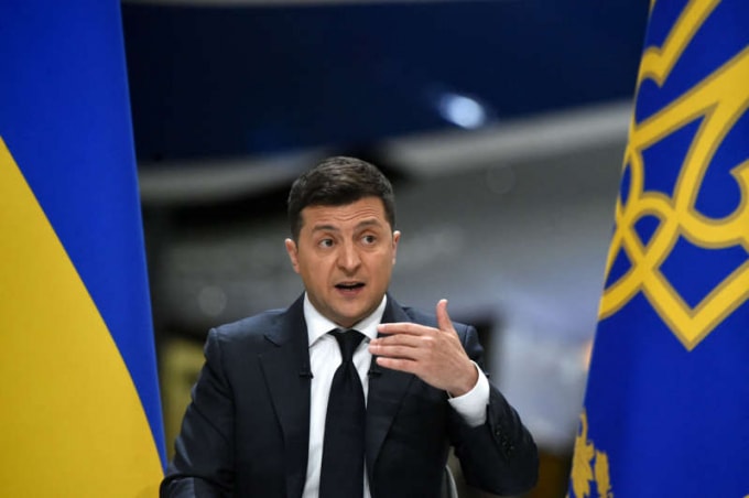 Tổng thống Ukraine Volodymyr Zelenskyy. Ảnh: AFP
